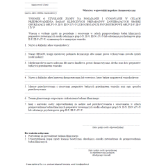 Wniosek o uzyskanie zgody na posiadanie i stosowanie w celach przeprowadzenia badań klinicznych preparatów zawierających środki odurzające grup I-N, II-N, III-N i IV-N lub substancje psychotropowe grup II-P, III-P i IV-P