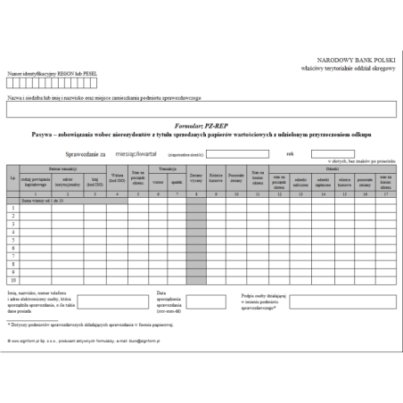 Formularz PZ-REP