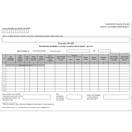 Formularz IP-ASP