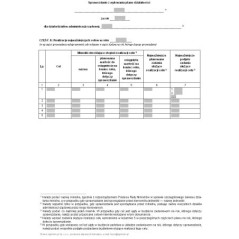 Sprawozdanie z wykonania planu działalności najważniejszych celów do realizacji dla działu/działów administracji rządowej