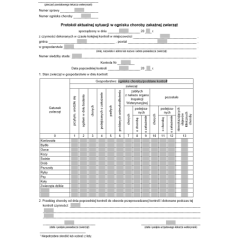 Protokół aktualnej sytuacji w ognisku choroby zakaźnej zwierząt
