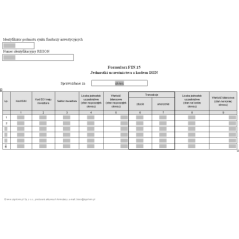 Formularz FIN.15 - Jednostki uczestnictwa z kodem ISIN