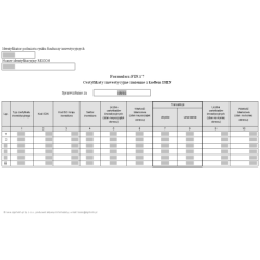 Formularz FIN.17 - Certyfikaty inwestycyjne imienne z kodem ISIN