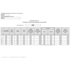 Formularz FIN.19 - Certyfikaty inwestycyjne imienne bez kodu ISIN