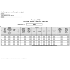 Formularz FIN.23 - Instrumenty pochodne symetryczne - zobowiązania