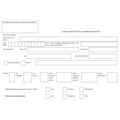 Karta konsultacyjna diabetologiczna do badań lekarskich kierowców i osób ubiegających się o uprawnienia do kierowania pojazdami