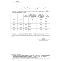 Oświadczenie w celu ustalenia wysokości zryczałtowanego równoważnika pieniężnego przysługującego w razie niewykorzystania prawa do przejazdu na koszt Biura Ochrony Rządu