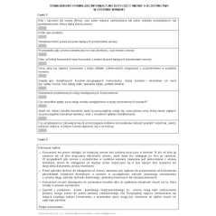 Standardowy formularz informacyjny dotyczący umowy o uczestnictwo w systemie wymiany