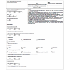 ZLK-4 Formularz zgłoszenia rozpoznania zakażenia HIV / zachorowania na AIDS / zgonu osoby zakażonej HIV / chorej na AIDS