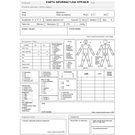 Karta informacyjna KPP/MCR