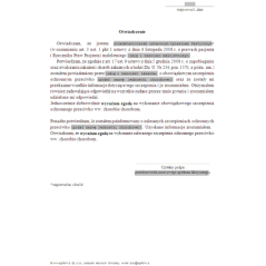 Oświadczenie potwierdzające powiadomienie i poinformowanie o obowiązkowym i zalecanym szczepieniu ochronnym oraz wyrażenie na nie zgody