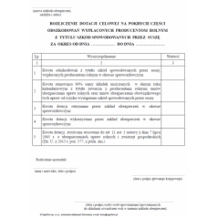 Rozliczenie dotacji celowej na pokrycie części odszkodowań wypłaconych producentom rolnym z tytułu szkód spowodowanych przez suszę