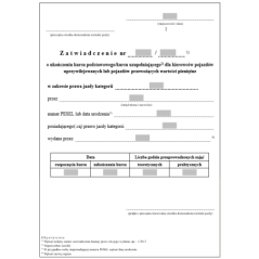 Zaświadczenie o ukończeniu kursu podstawowego  kursu uzupełniającego dla kierowców pojazdów uprzywilejowanych lub pojazdów przewożących wartości pieniężne