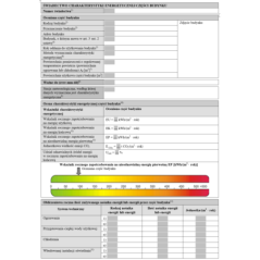 Świadectwo charakterystyki energetycznej części budynku