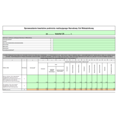 Sprawozdanie kwartalne podmiotu realizującego Narodowy Cel Wskaźnikowy
