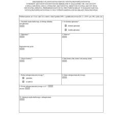 Zgłoszenie o planowanym nabyciu wewnątrzwspólnotowym wyrobów akcyzowych innych niż określone w załączniku nr 2 do ustawy z dnia 6 grudnia 2008 r. o podatku akcyzowym, objętych stawką akcyzy inną niż stawka zerowa