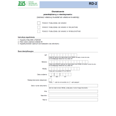 Oświadczenie RD-2