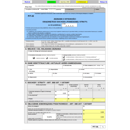 PIT-38 (17) za 2024