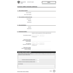 Formularz odbioru dowodu osobistego