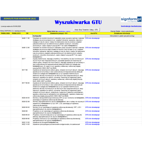 Wyszukiwarka GTU