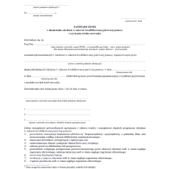 Zaświadczenie o ukończeniu szkolenia w zakresie kwalifikowanej pierwszej pomocy i uzyskaniu tytułu ratownika
