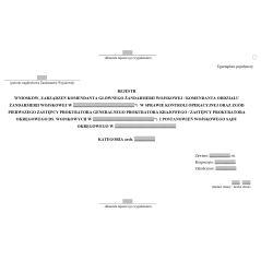 7. Rejestr wniosków, zarządzeń komendanta głównego żandarmerii wojskowej
