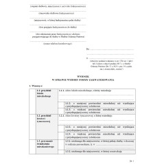 Wniosek w sprawie wyboru formy zakwaterowania funkcjonariusza Służby Ochrony Państwa