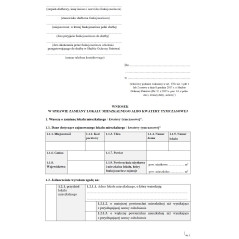 Wniosek w sprawie wyboru formy zakwaterowania, zamiany lokalu mieszkalnego albo kwatery tymczasowej przez funkcjonariusza Służby Ochrony Państwa