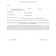 Wzór oświadczenia lustracyjnego