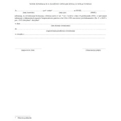 Wzory oświadczeń i informacji lustracyjnych i deklaracji o pracy lub służbie w organach bezpieczeństwa państwa