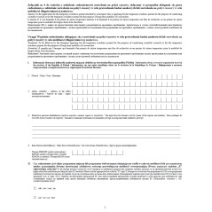 Załącznik nr 4 do wniosku o udzielenie cudzoziemcowi zezwolenia na pobyt czasowy