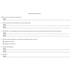 Formularz informacji składanej przez podmioty ubiegające się o pomoc de minimis w rolnictwie lub rybołówstwie