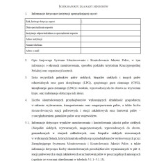 Roczny zbiorczy raport jakości paliw dla Rady Ministrów