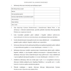 Roczny zbiorczy raport jakości paliw dla Rady Ministrów i Zbiorczy raport jakości paliw dla Komisji Europejskiej