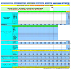 Kalkulator podatkowy - Zaliczka miesięczna na podatek 2025 - Ryczałt ewidencjonowany