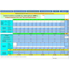 Kalkulator zaliczka KWARTALNA na podatek 2025 - BEZ KWOTY WOLNEJ