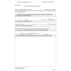 Wniosek o udzielenie dotacji celowej gminie, która przeprowadziła remont lub adaptację lokalu mieszkalnego lub wyposażyła lokal mieszkalny w miejscu osiedlenia się repatrianta w Rzeczypospolitej Polskiej