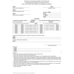 Wniosek o wydanie banderol podatkowych lub sprzedaż banderol legalizacyjnych oraz o wydanie upoważnienia do odbioru banderol