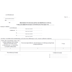 Protokół wycofania konia służbowego z użycia w siłach zbrojnych Rzeczypospolitej Polskiej