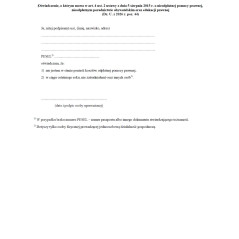 Oświadczenie, o którym mowa w art. 4 ust. 2 ustawy z dnia 5 sierpnia 2015 r. o nieodpłatnej pomocy prawnej, nieodpłatnym poradnictwie obywatelskim oraz edukacji prawnej