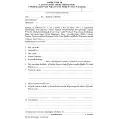 Orzeczenie w sprawie ustalenia związku śmierci ze służbą w Służbie Kontrwywiadu Wojskowego lub Służbie Wywiadu Wojskowego