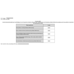 Wzory formularzy - Wydawcy instrumentów płatniczych: informacje dotyczące instrumentów płatniczych, na których jest przechowywany pieniądz elektroniczny wydany przez inny podmiot (formularze: IN.01, IN.02, IN.03, IN.04, IN.05)